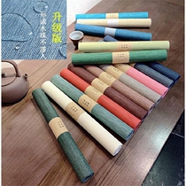 Waterproof tea mat tea cloth Japanese Zen tea tablecloth kung fu tea set accessories tea towel paper table flag tea mat custom