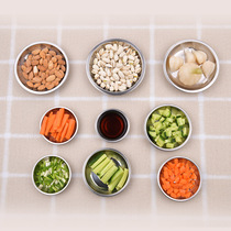 Stainless steel small dish dish saucer seasoning seasoning dish sauce saucer vinaigrette vinaigrette snack dish steamed saucer