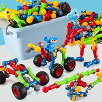 Большой конструктор, универсальный скелет для мальчиков и девочек, DIY, 3-6 лет