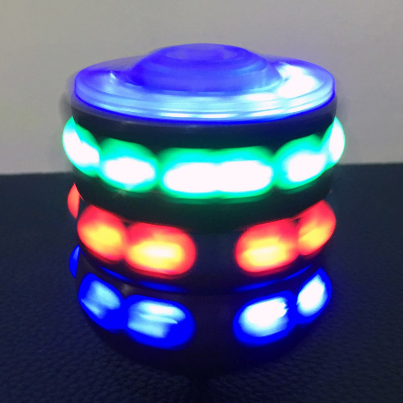 New gyro colorful sparkling outdoor music rotating gyro cartoon electric children's toys boys and girls gifts