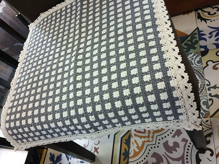 Ghế đệm dày vải dây đai mùa vải cotton mùa hè sinh viên văn phòng đệm ghế đệm ghế - Ghế đệm / đệm Sofa