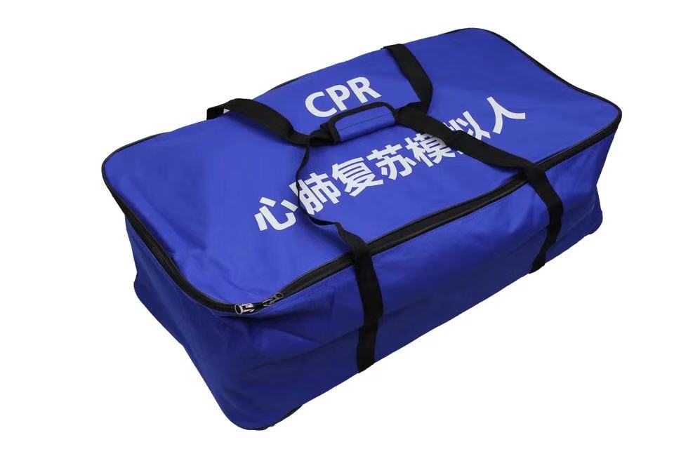 包装袋子心肺复苏模拟人蓝色超厚牛津袋可装半身全身人体模型