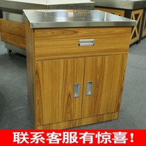 Custom supermarket electronic weighing table table cashier small simple wooden loose weighing table Stainless steel weighing counter table