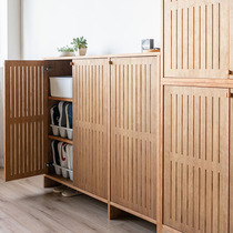 No that is all Shoe cabinet Home door large capacity storage balcony locker Breathable Japanese-style entrance cabinet