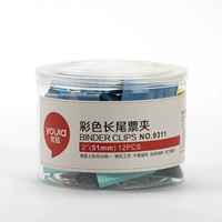 9311 Extra -large Color Ticket Clip 51 мм/12/цилиндр