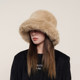 Women's autumn and winter plush imitation fur mink hat