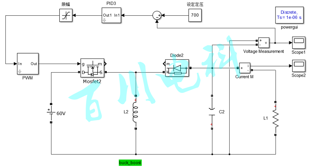 Buck_boost circuit closed-loop control buck-boost control voltage closed-loop charger