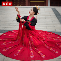 Drunk red makeup Hanfu womens original summer thin 6 meters full chest braid red skirt ancient style spot