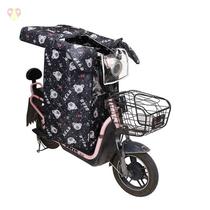 On behalf of driving electric donkey moped thick cotton thick special electric motorcycle front windshield is autumn childrens autumn soft leather