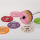 Colorful Rubber-Coated Competition Barbell Plates with Large Holes, Women's Home Hip Bridge Eco-Friendly Weight Dumbbell Set