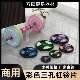 Rubber-Coated Barbell Plates for Commercial Use, Women's Fitness, Home Use, Large Hole Hand-Grip Barbell, Internet Celebrity Style, 5cm Weight Plates, Colorful