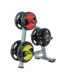 Clearance Sale: Hand-Held Rubber-Coated Commercial Barbell Plates with Large Holes, Home-Use Cast Iron Two-Hole Barbell Plates 5, 10, 15, 20kg
