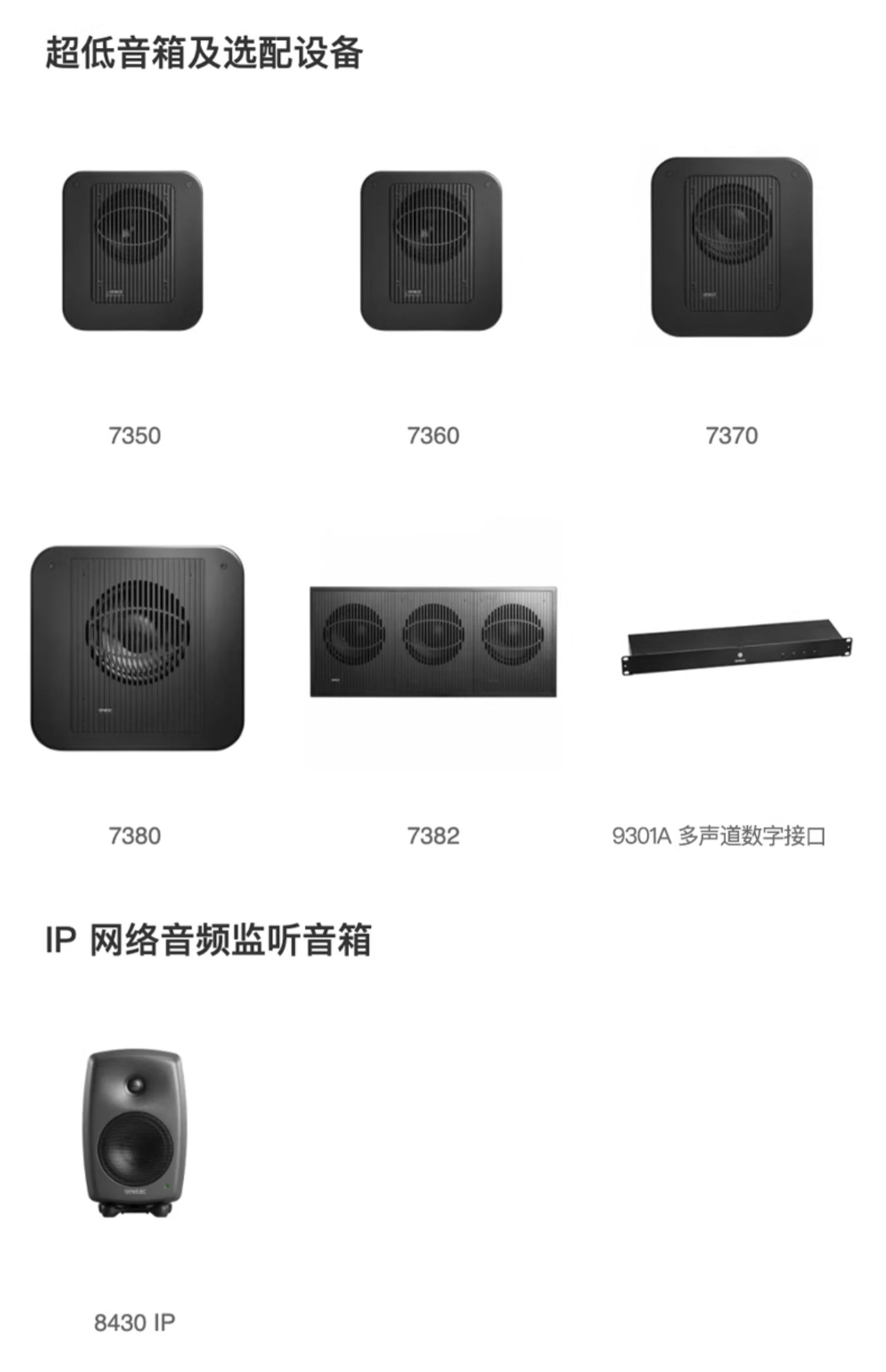 Genelec/真力 GLM 音箱管理套件 8300-601 SAM 房间声学校准