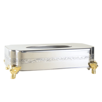 Light Luxury High-End Creative Napkin Holder, Household Restaurant Hotel Napkin Box, Tissue Box, Stainless Steel Tissue Box