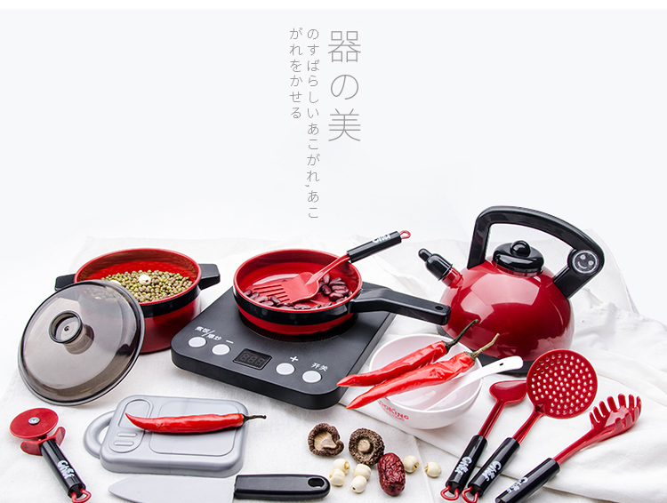Children's house kitchen toy girl set 6 baby cooking pot little boy 2 girl cooking simulation kitchenware