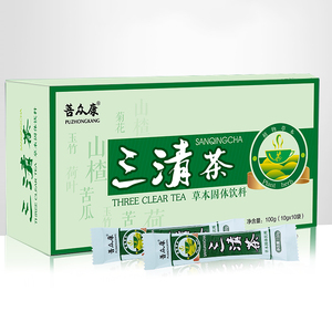 菩众康三清茶口臭茶除口臭10袋