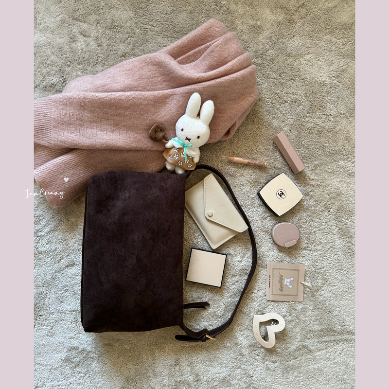 Loss-Making Special Price! Suede Hobo Bag with Unique Texture, Autumn and Winter Relaxed Style, Single Shoulder Underarm Bag, Can Be Worn Crossbody