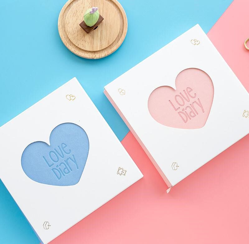 Love letter book simple creative love confession diary hand-painted couple recording love small fresh notebook