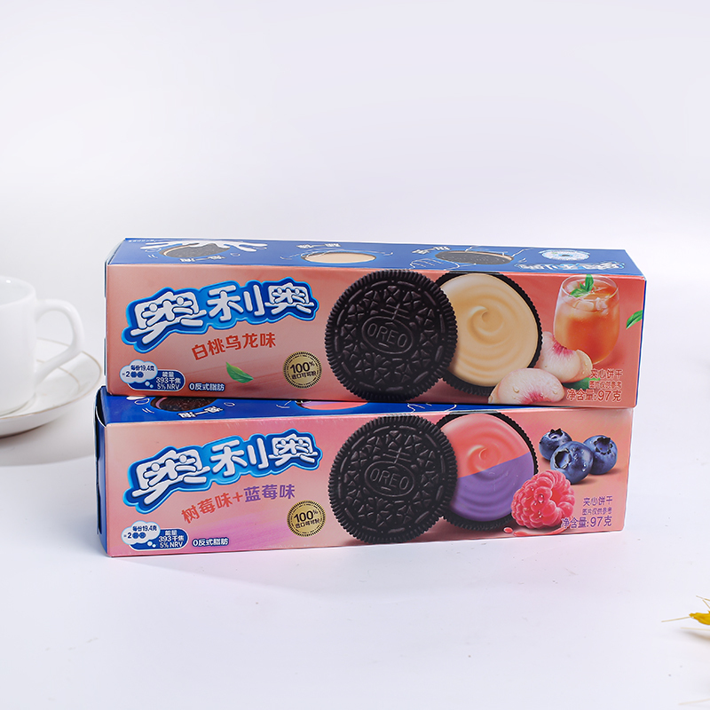 Oreo Sandwich Biscuits 97g Cheese Chocolate Flavored Biscuits Baking Ingredients Whole Box Snacks Wholesale