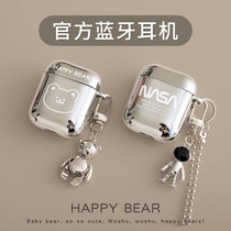 Bluetooth headphones 2021 new wireless applicable Huawei Apple oppo Xiaomi vivo ladies Lovely noise-reducing mens sport Type running sequel extra-long original dress high-end half-in-ear style