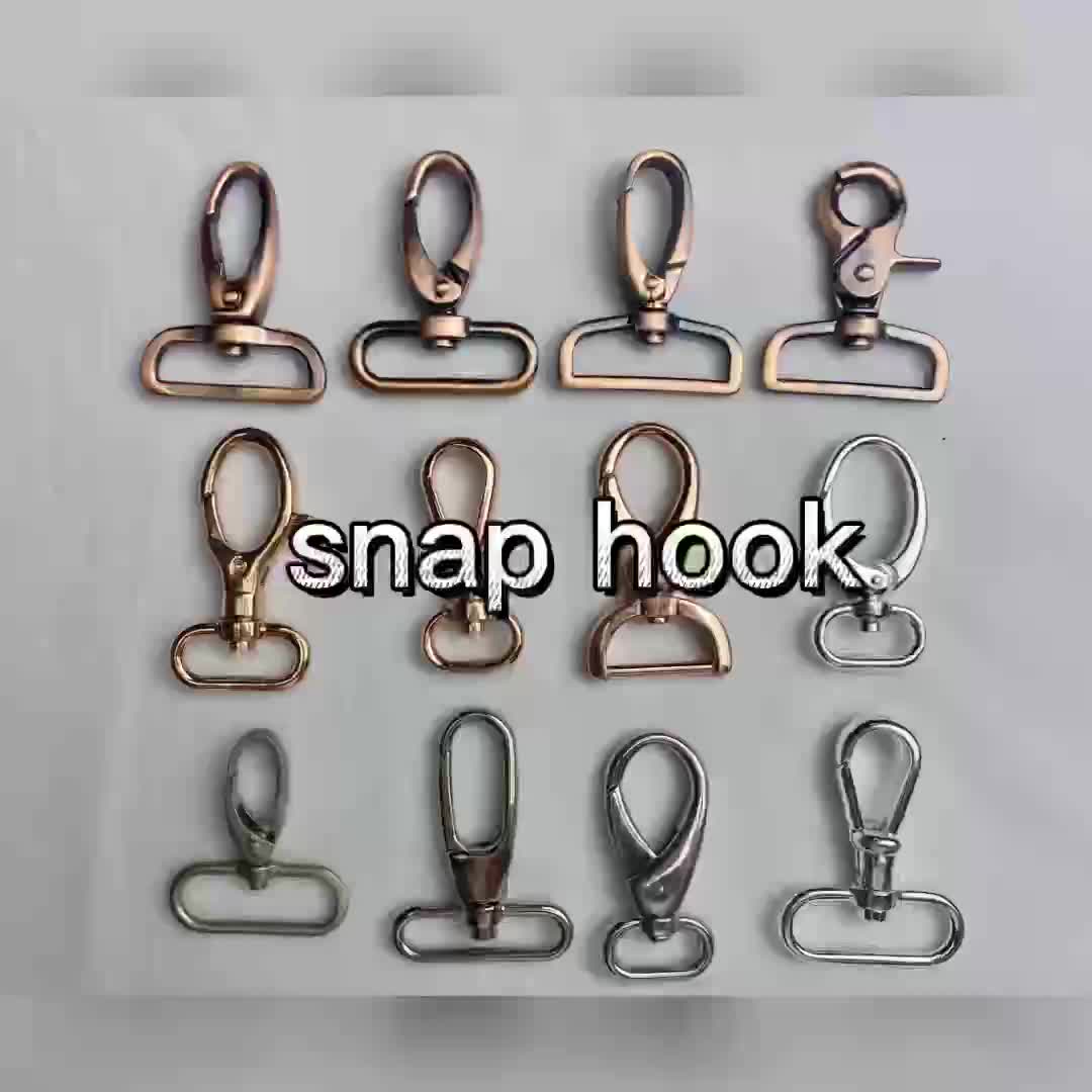 Hot Selling Crochet Bag Accessories Zinc Alloy Swivel Key Chain