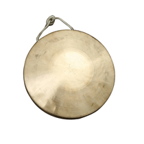 Brass Gong Pure Brass Tenor Gong Drum Musical Instrument Small Gong 21cm Cm Midtone Bass Professional Louder Bronze Qinqing Musical Instrument