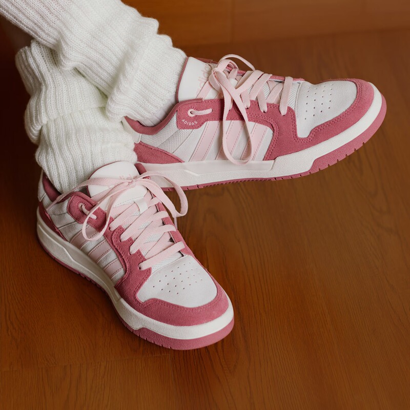 Adidas Entrap American Campus Style Sports Sneakers, Youthful Retro Basketball Shoes for Men and Women Kj6983