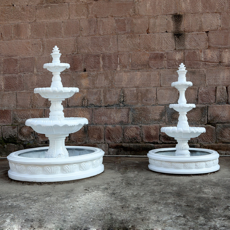 European-Style Garden Fountain, Courtyard Water Pool, Outdoor Garden Villa Large Wishing Pool, Wedding Props, Internet-Famous Decorations
