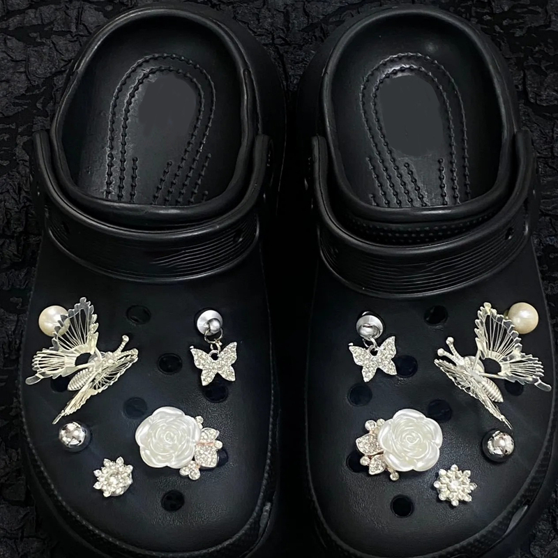 Original Dynamic Butterfly｜Crocs Shoe Decorations Shoe Flowers Crocs Accessories Shoe Charms DIY · Dynamic Butterfly Set