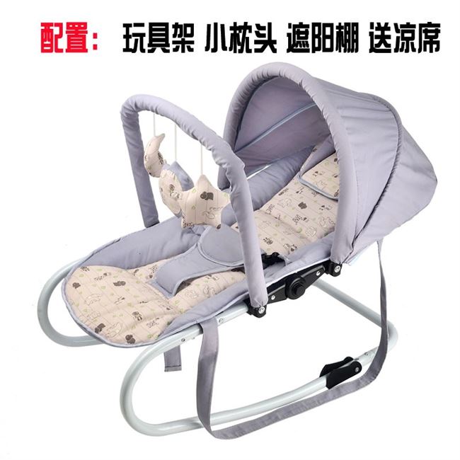 Ghế xích đu cho bé buồn ngủ Đồ tạo tác cho bé Ghế xích đu thoải mái Ghế ngồi có thể ngả - Giường trẻ em / giường em bé / Ghế ăn cũi tre cho bé