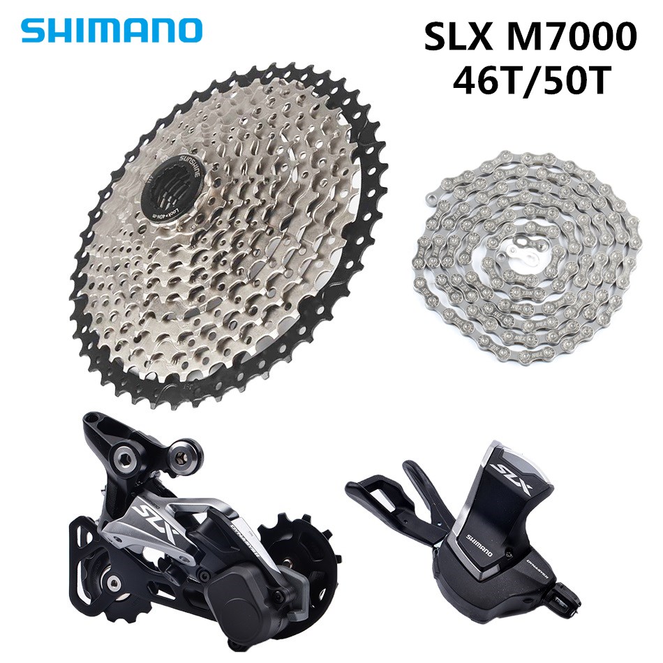 SHIMIANO Jubilee SLX M7000 kit right finger dial Windows GS rear dial YBN chain 11 speed flywheel
