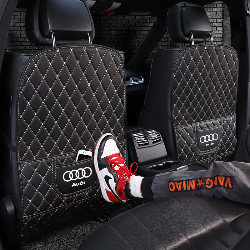 Audi car anti-kick pad car child rear seat anti-dirty car decorative rear seat universal back protection pad