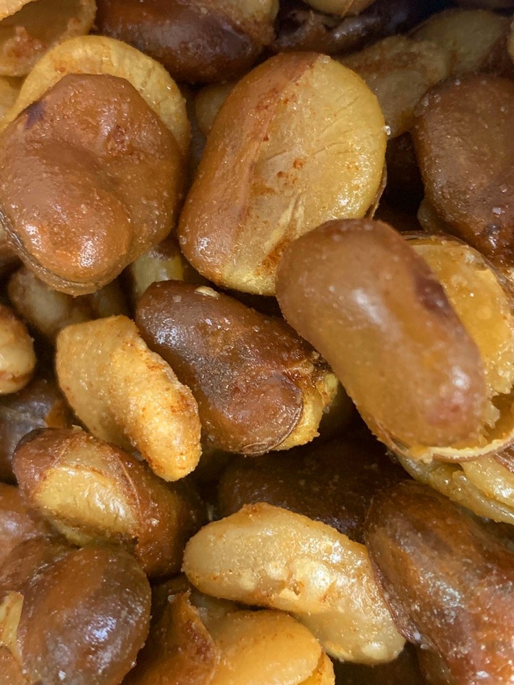 One and a half pounds of 250g fat sister live exclusive taste broad bean snack broad bean