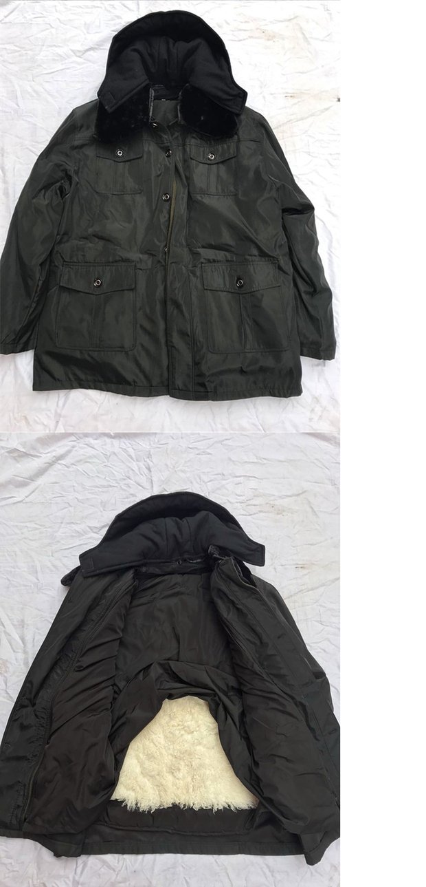 Lông một da cừu 袄 trung niên lông lông nylon da vượt qua da cừu lông áo khoác adidas nam