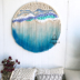 Otsuka làm bằng tay Bắc Âu dệt tay tấm thảm nhuộm B & B phòng khách trang trí phòng ngủ bạt tham trang tri Tapestry