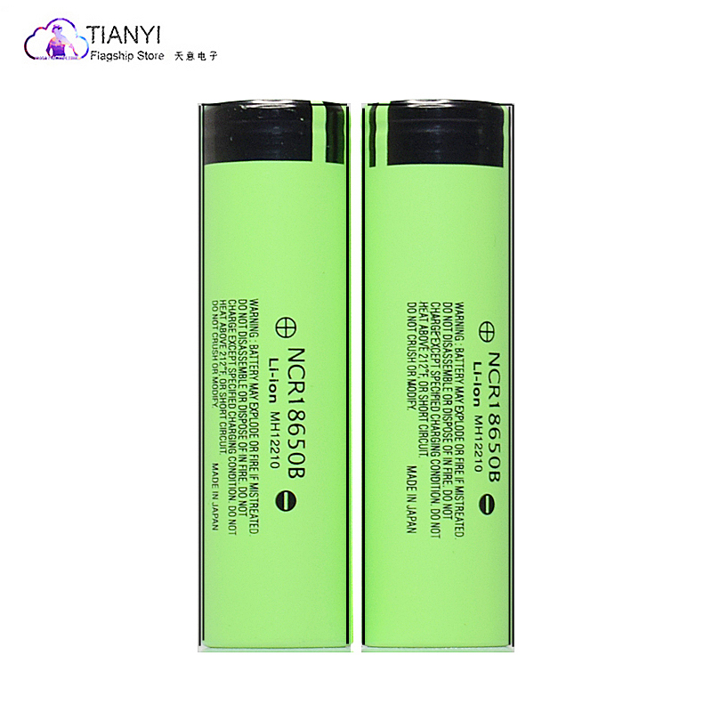Flat head pointed plus protective plate PCB Panasonic 18650 lithium battery 3400MAH NCR18650B lithium battery-Taobao