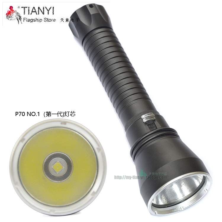 3800 current generation XH-P70 lamp Magnetic control submersible Infinite Variable Gear Intense Light Flashlight Afar spotlights Spotlight Floodlight