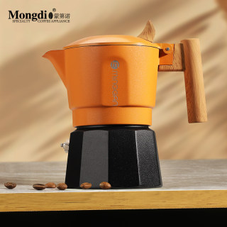 Mongdio Double-Valve Moka Pot Coffee Maker Small Home Espresso Machine Hand-Brewed Coffee Pot Set