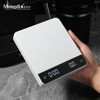 Mongdio Coffee Electronic Scale, Coffee Scale, Coffee Bean Scale, Espresso Scale, Gram Scale, Special Timer Scale for Hand Brewing