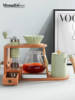Mongdio Hand-Brewed Coffee Set, Hand-Brewed Coffee Pot, Storage Stand, Hand-Grind Coffee Machine Tools, Complete Set