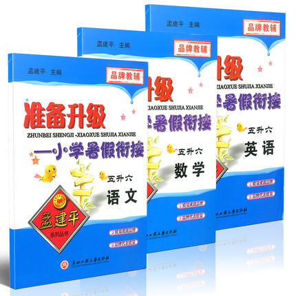 孟建平五年级暑假作业语文数学英语下册人教版