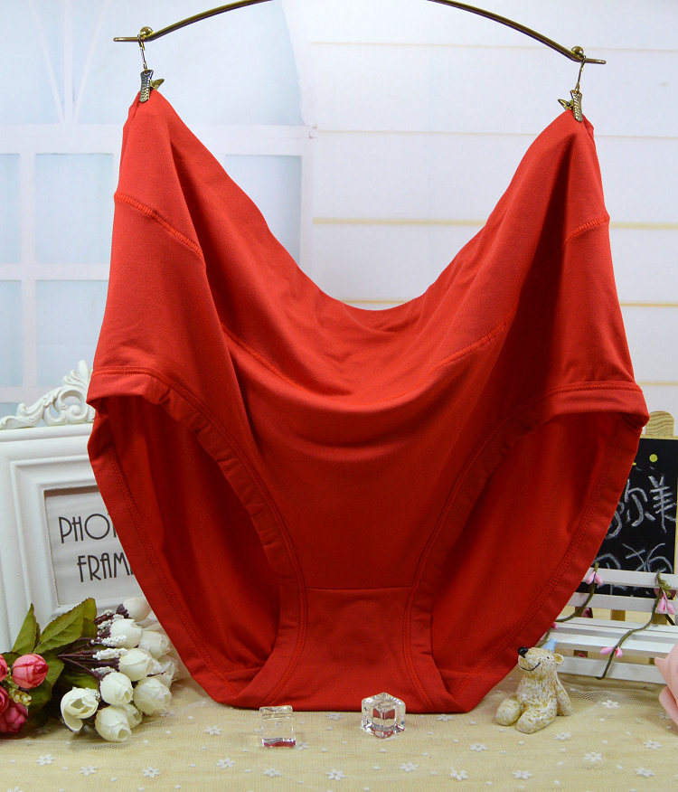 Quần lót nữ kích thước lớn Quần tam giác lớn 300 pounds chất béo MM cộng với phân bón để tăng siêu đàn hồi eo cao nữ béo người quần lót nữ cotton nhật