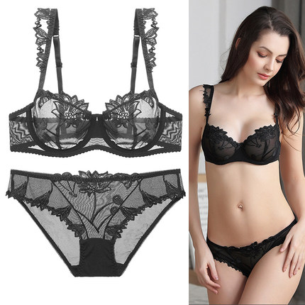 性感文胸薄款2019春季新款蕾丝透明聚拢超薄款胸罩大码内衣女套装-tmall.com天猫 性感文胸薄款2019春季新款蕾丝透明聚拢超薄款胸罩大码内衣女套装-tmall.com天猫
