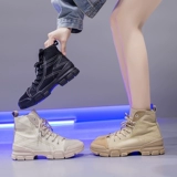 Martens, тканевые дышащие демисезонные короткие сапоги в английском стиле для школьников и студентов на плоской подошве, в британском стиле, популярно в интернете