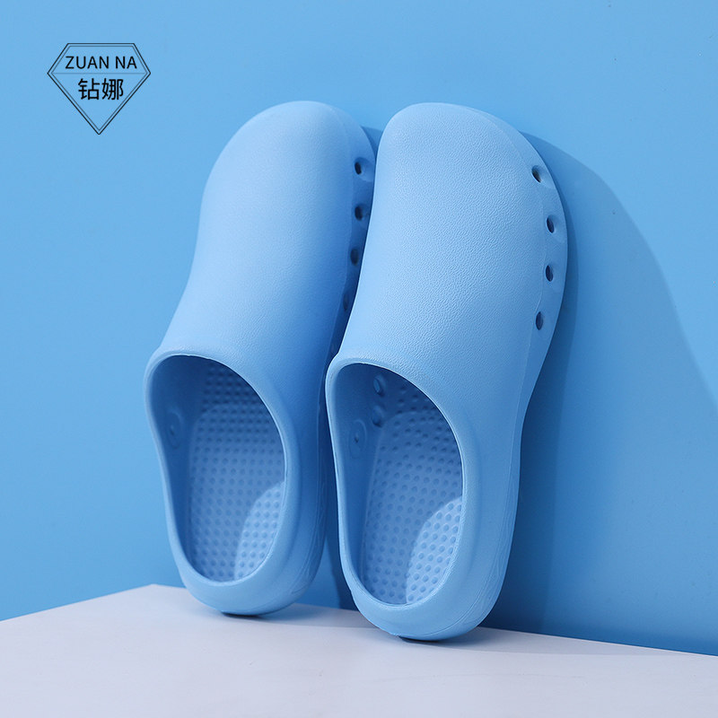 Dép đi trong phòng phẫu thuật Zuanna dành cho nữ bệnh viện dép chống trượt ngón chân giày y tá giày lỗ thí nghiệm nam bác sĩ giày phẫu thuật giày y tế oxypas