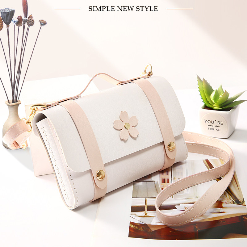 diy hand-woven material bag flowers for girlfriend self-made 2022 new gift one-shoulder messenger small square bag