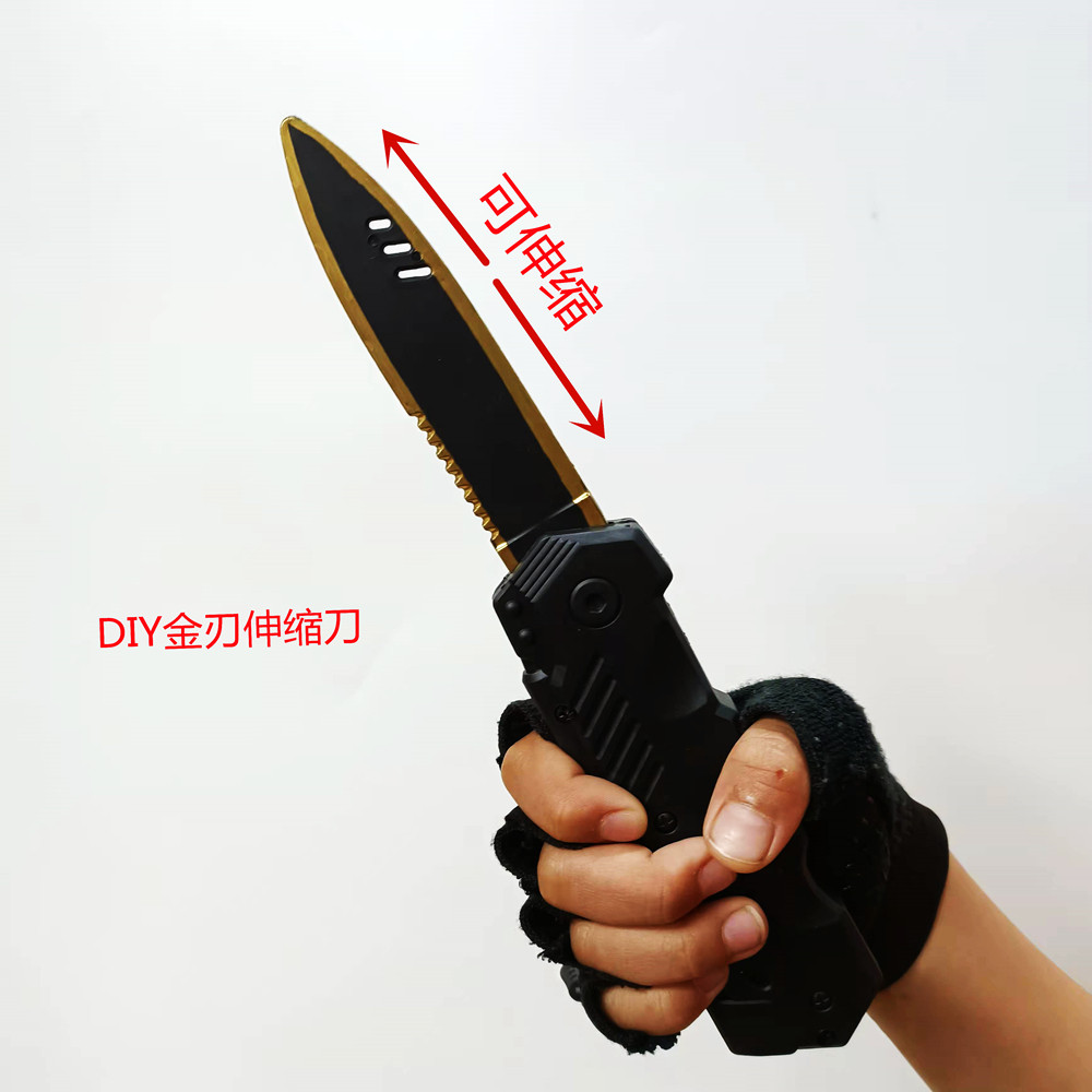 仿真伸缩刀推荐|剧本杀道具首选!塑料弹簧刀玩具魔术表演愚人节整蛊神器体验测评-其它仿真玩具-淘宝好物网