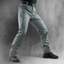 Outdoor consul tactical trousers mens spring and autumn pants multi-pocket training pants wear-resistant pants