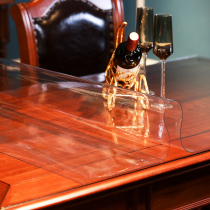 Table cloth waterproof and washable transparent PVC adhesive cushion Soft plastic glass anti-burn oil-water crystal plate tea table cushion table cushion
