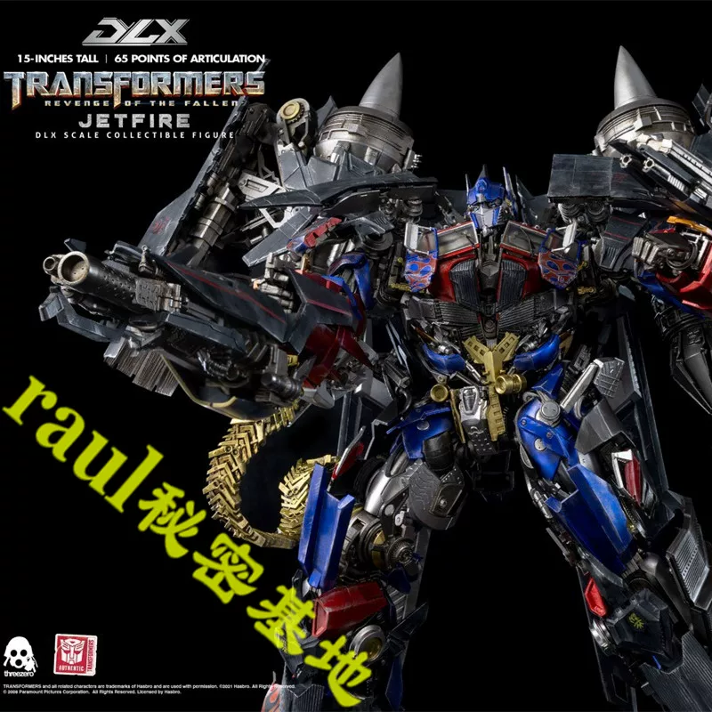 3A Spot Threezero Transformers 2 Day Fire Optimus Performance DLX Alloy Moving Cableman Model